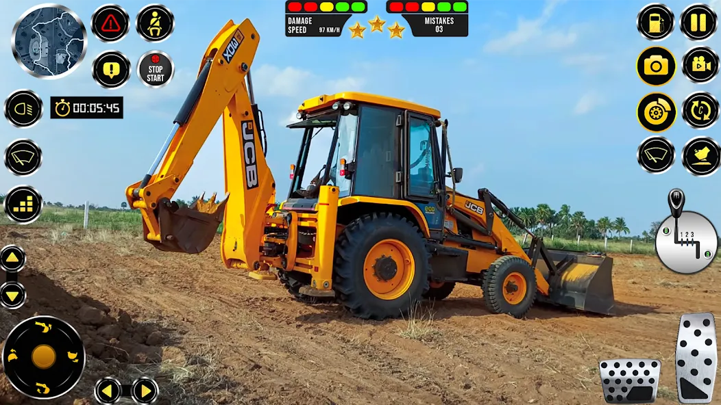 JCB Excavator Construction 3D  [МОД Menu] Screenshot 3