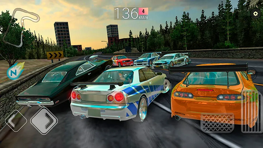 Racing in Car - Multiplayer (Рейсинг ин Кар)  [МОД Unlocked] Screenshot 5