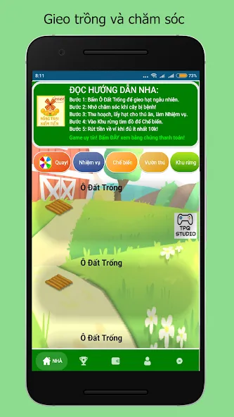 Nông Trại Kiếm Tiền Uy TínNhất  [МОД Unlocked] Screenshot 2