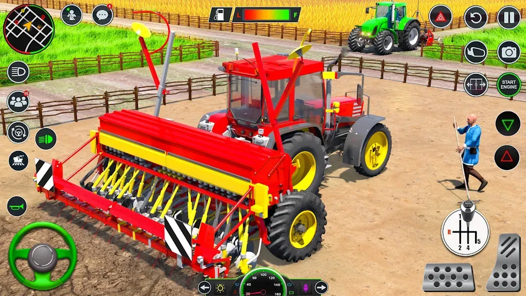 Real Tractor Driving Games (Риал Трактор Драйвинг Геймс)  [МОД Mega Pack] Screenshot 2