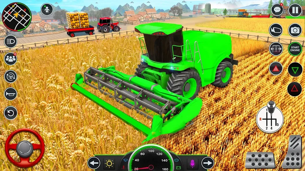 Real Tractor Driving Games (Риал Трактор Драйвинг Геймс)  [МОД Mega Pack] Screenshot 3