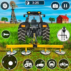 Взлом Real Tractor Driving Games (Риал Трактор Драйвинг Геймс)  [МОД Mega Pack] - полная версия apk на Андроид