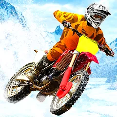 Скачать взлом Snow Tricky Bike Stunt Race 3D  [МОД Меню] - полная версия apk на Андроид