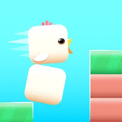 Скачать взломанную Square Bird - Flappy Chicken (Сквер Брд)  [МОД Все открыто] - полная версия apk на Андроид