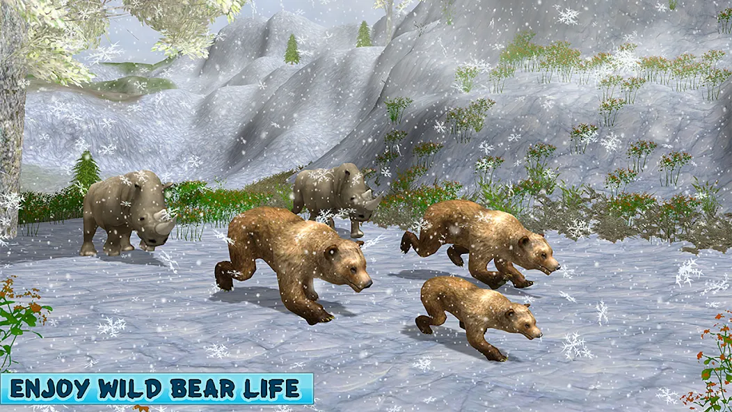 Polar Bear Family Survival  [МОД Бесконечные монеты] Screenshot 5