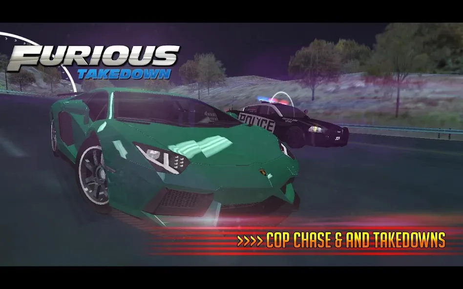 Furious: Takedown Racing (Фьюриъс)  [МОД Бесконечные деньги] Screenshot 3