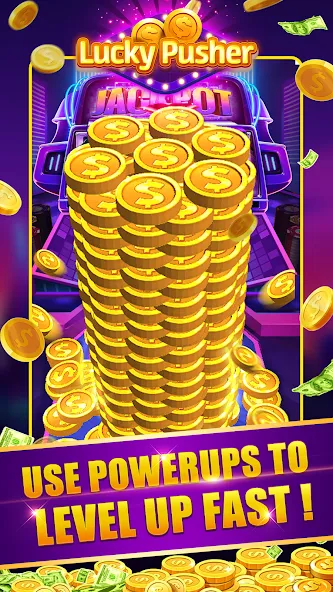 Lucky Cash Pusher Coin Games (Лаки Кэш Пушер Коин Геймс)  [МОД Бесконечные деньги] Screenshot 1