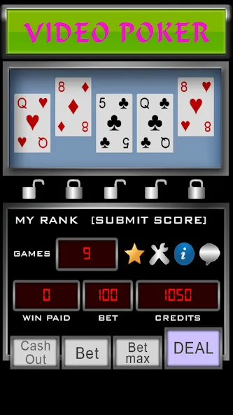 Video Poker (Видео Покер)  [МОД Menu] Screenshot 2