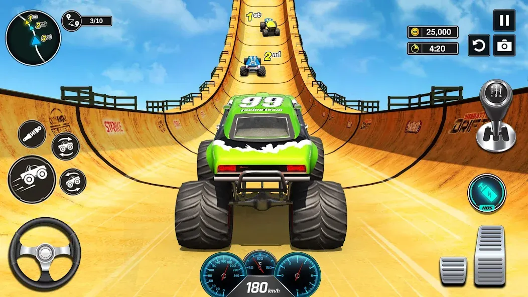 Monster Truck Games- Car Games  [МОД Unlocked] Screenshot 1