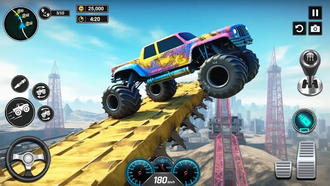 Monster Truck Games- Car Games  [МОД Unlocked] Screenshot 2