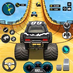 Скачать взломанную Monster Truck Games- Car Games  [МОД Unlocked] - стабильная версия apk на Андроид