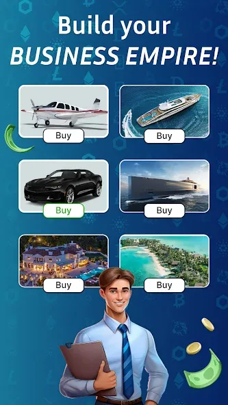 Business Empire: RichMan (Бизнес Империя)  [МОД Unlimited Money] Screenshot 1