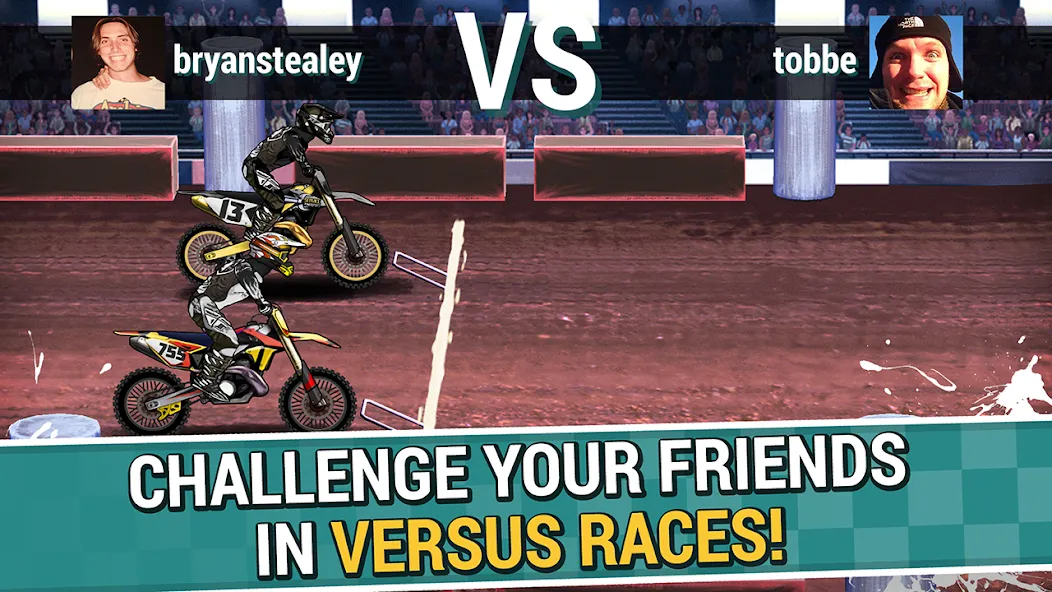 Mad Skills Motocross 2 (Мад Скилс Мотокросс 2)  [МОД Unlimited Money] Screenshot 3