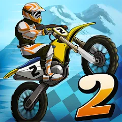 Взломанная Mad Skills Motocross 2 (Мад Скилс Мотокросс 2)  [МОД Unlimited Money] - полная версия apk на Андроид