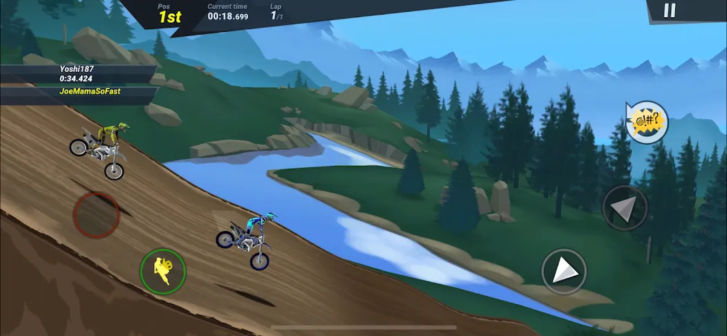 Mad Skills Motocross 3 (Мэд Скиллз Мотокросс 3)  [МОД Бесконечные деньги] Screenshot 3