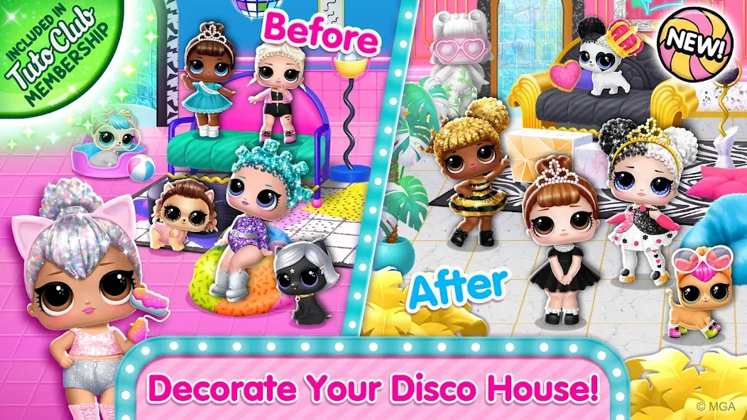 L.O.L. Surprise! Disco House  [МОД Меню] Screenshot 1