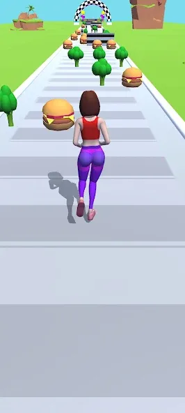 Twerk Race 3D: Belly Body Run (Тверк Рейс 3D)  [МОД Бесконечные монеты] Screenshot 1