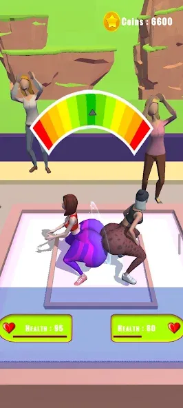 Twerk Race 3D: Belly Body Run (Тверк Рейс 3D)  [МОД Бесконечные монеты] Screenshot 3