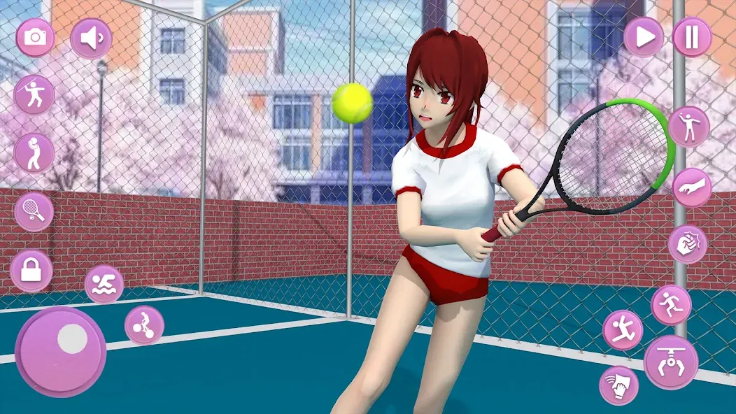 Anime School Girl Simulator 3D  [МОД Меню] Screenshot 2