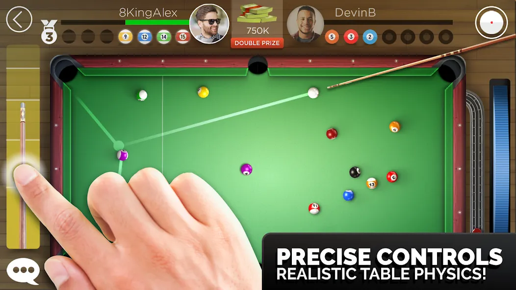 Kings of Pool - Online 8 Ball (Кингс оф Пул)  [МОД Бесконечные монеты] Screenshot 2