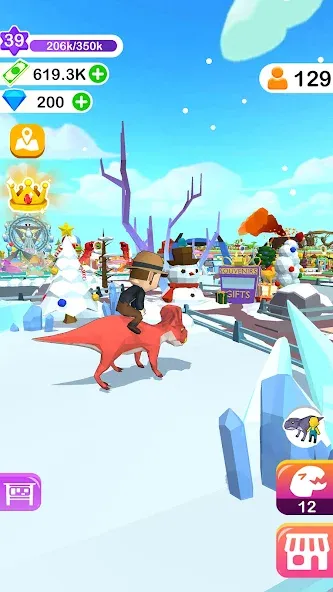 Dino Tycoon - 3D Building Game  [МОД Бесконечные деньги] Screenshot 5