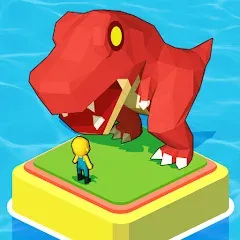 Скачать взломанную Dino Tycoon - 3D Building Game  [МОД Бесконечные деньги] - стабильная версия apk на Андроид