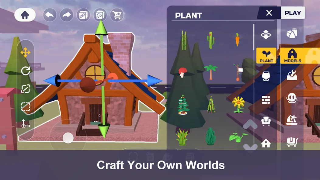 Uni - Craft your world (Юни)  [МОД Бесконечные деньги] Screenshot 1