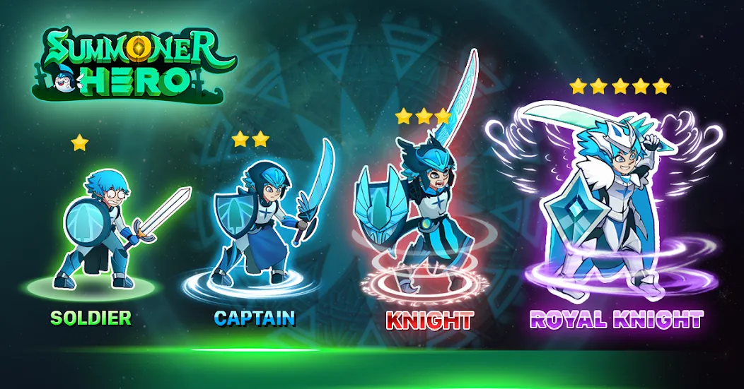 Summoner Hero: Epic Battle (Саммонер Хиро)  [МОД Menu] Screenshot 1