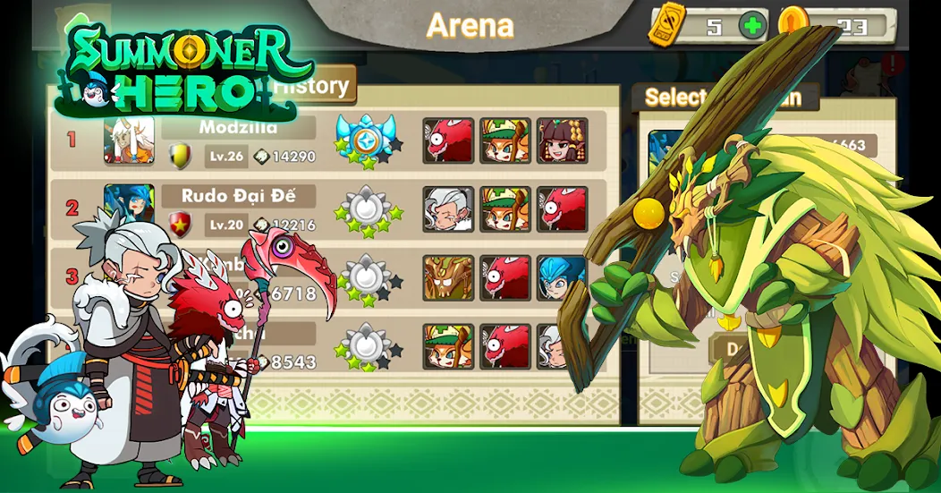 Summoner Hero: Epic Battle (Саммонер Хиро)  [МОД Menu] Screenshot 5