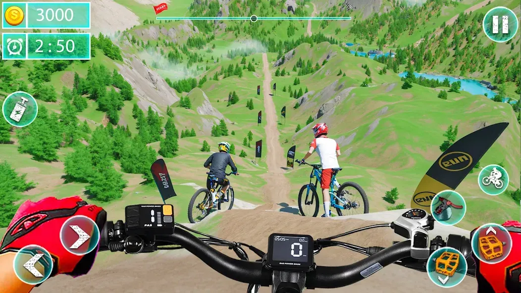 MTB Downhill: BMX Racer  [МОД Mega Pack] Screenshot 3