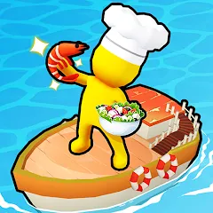 Скачать взломанную Sea Restaurant - Travel Tycoon (Си Ресторан)  [МОД Бесконечные монеты] - последняя версия apk на Андроид