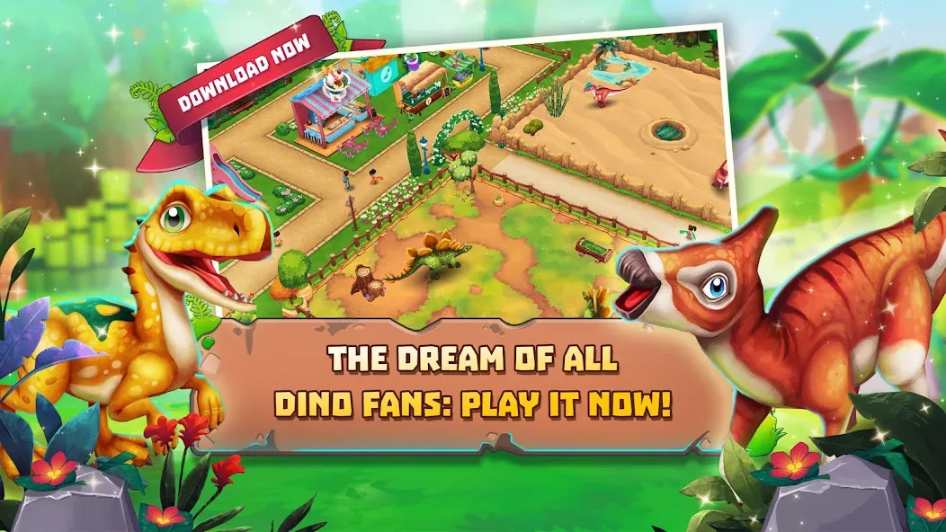 Dinosaur Park – Primeval Zoo (Динозавровый парк)  [МОД Unlimited Money] Screenshot 4