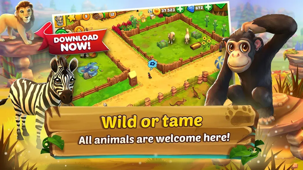 Zoo 2: Animal Park (Зу 2)  [МОД Unlocked] Screenshot 3