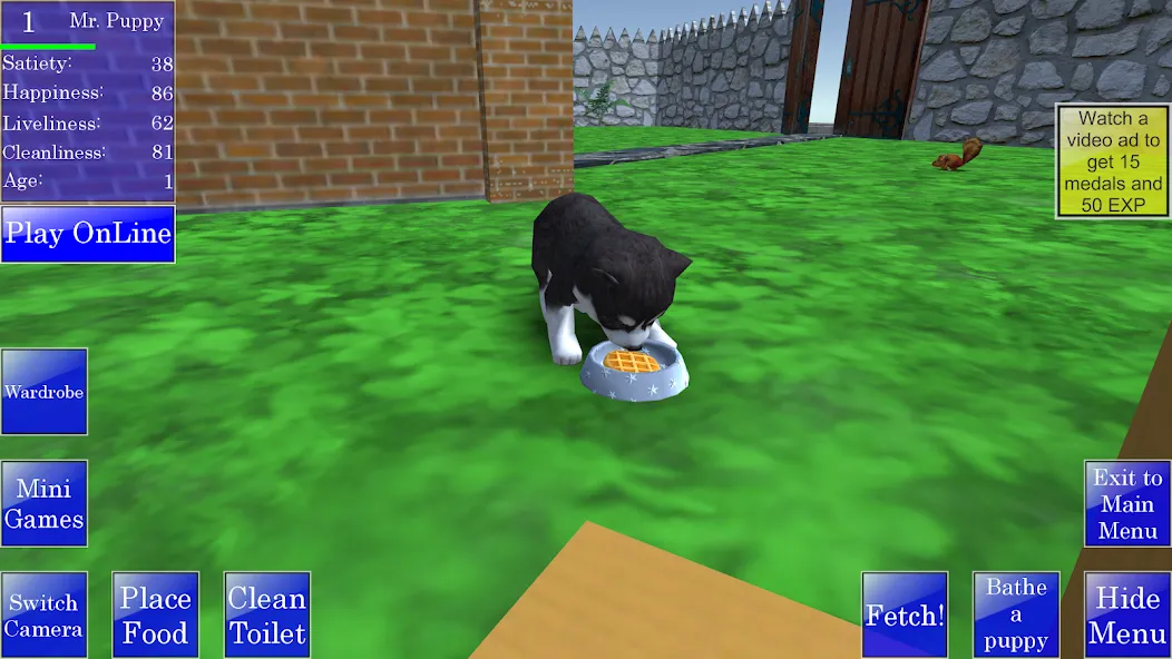 Cute Pocket Puppy 3D (Сьют Покет Паппи 3Д)  [МОД Menu] Screenshot 1