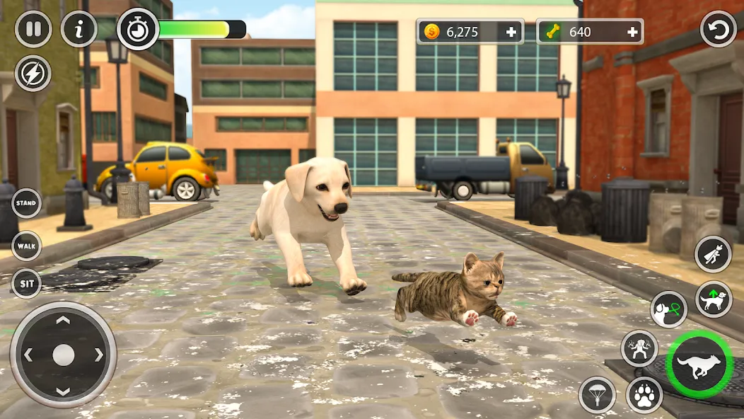 Dog Simulator Pet Dog Games 3D  [МОД Unlimited Money] Screenshot 4