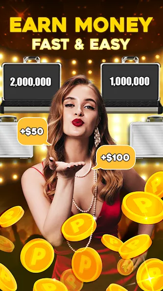 Deal Be Richest: Vegas Coin (Голден Дил Зе Миллион Прайз)  [МОД Unlocked] Screenshot 1