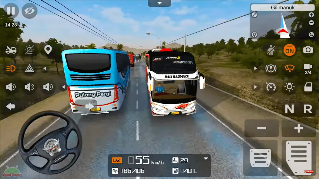 Coach Tourist Bus City Driving  [МОД Меню] Screenshot 5