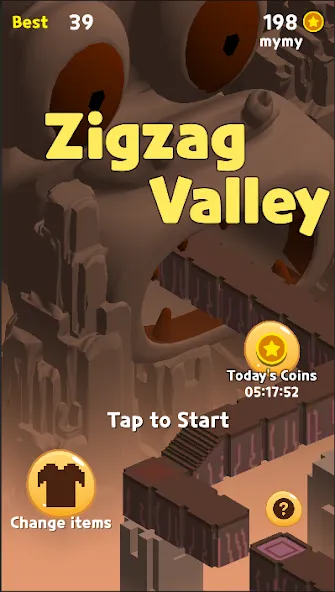 Zigzag Valley,Endless game  [МОД Unlimited Money] Screenshot 1