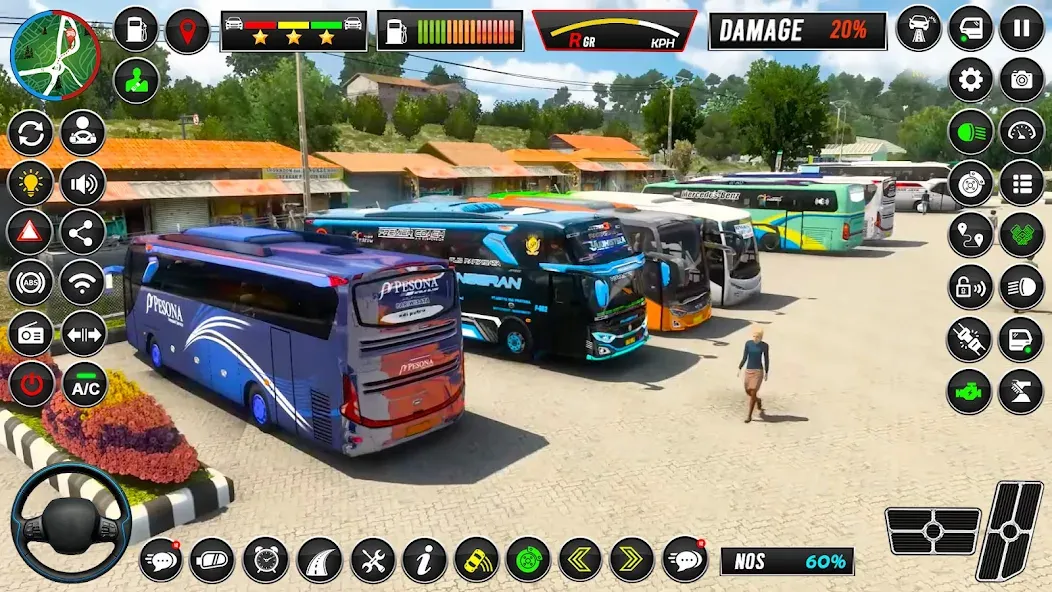 Euro Bus Simulator - Bus Games  [МОД Меню] Screenshot 3