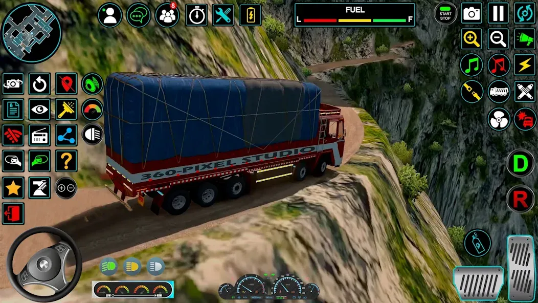 Indian Truck Offroad Cargo Sim (Индийский грузовик   )  [МОД Бесконечные деньги] Screenshot 5