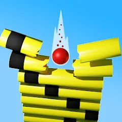 Взломанная Ball: Blast colorful bricks 3d  [МОД Unlocked] - последняя версия apk на Андроид