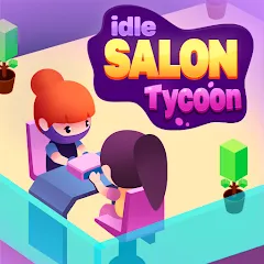 Скачать взломанную Idle Beauty Salon Tycoon (Айдл Бьюти Салон Тайкун)  [МОД Много денег] - полная версия apk на Андроид