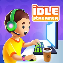 Скачать взлом Idle Streamer - Tuber game (Айдл стример)  [МОД Unlocked] - стабильная версия apk на Андроид