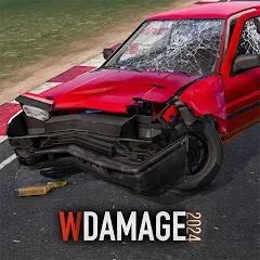 Взлом WDAMAGE: Car Crash (ВДАМАГЕ)  [МОД Mega Pack] - стабильная версия apk на Андроид