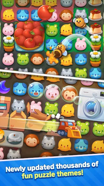 Anipang Match (Анипанг Матч)  [МОД Unlocked] Screenshot 3