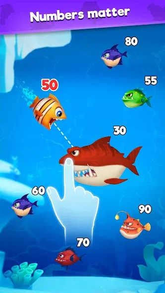 Fish Go.io - Be the fish king  [МОД Много монет] Screenshot 2