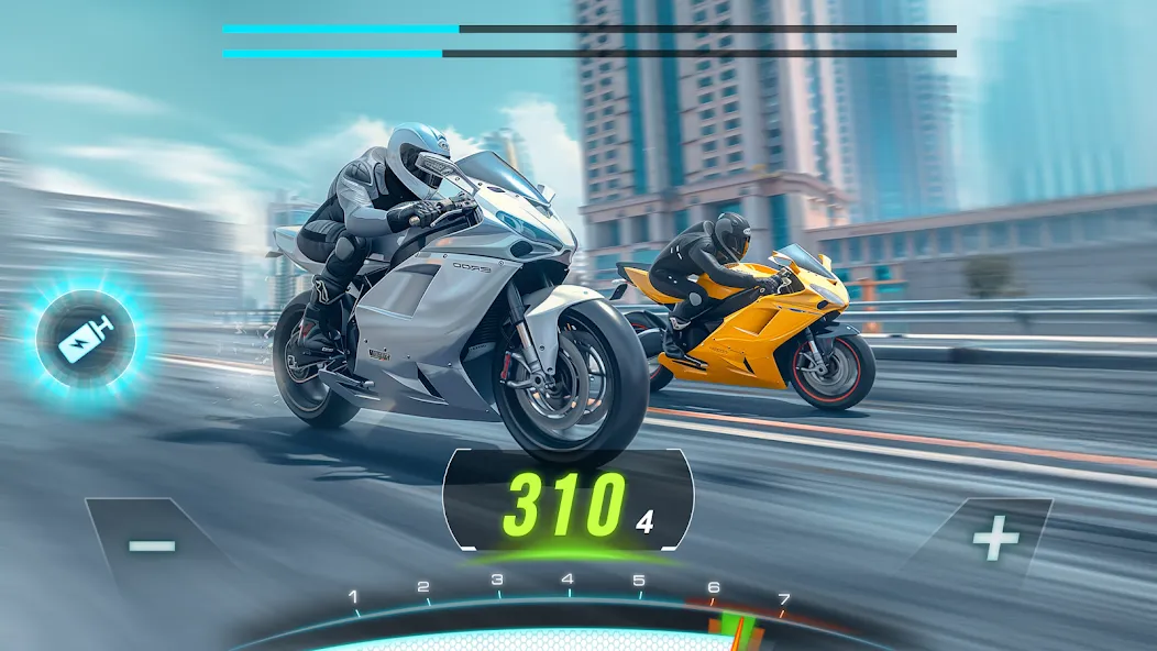 Motor Bike: Xtreme Races  [МОД Unlocked] Screenshot 3