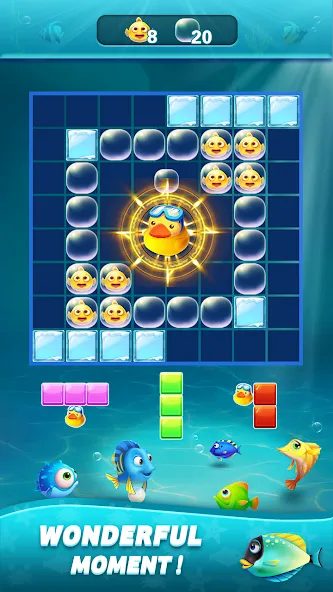 Block Ocean 1010 Puzzle Games (Блок Океан 1010 Головоломки)  [МОД Много денег] Screenshot 4