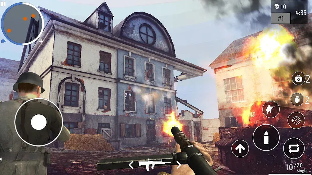 World War 2 Shooter offline (Мировая война 2 Стрелок)  [МОД Бесконечные деньги] Screenshot 1