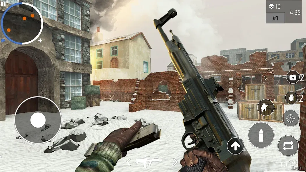 World War 2 Shooter offline (Мировая война 2 Стрелок)  [МОД Бесконечные деньги] Screenshot 2